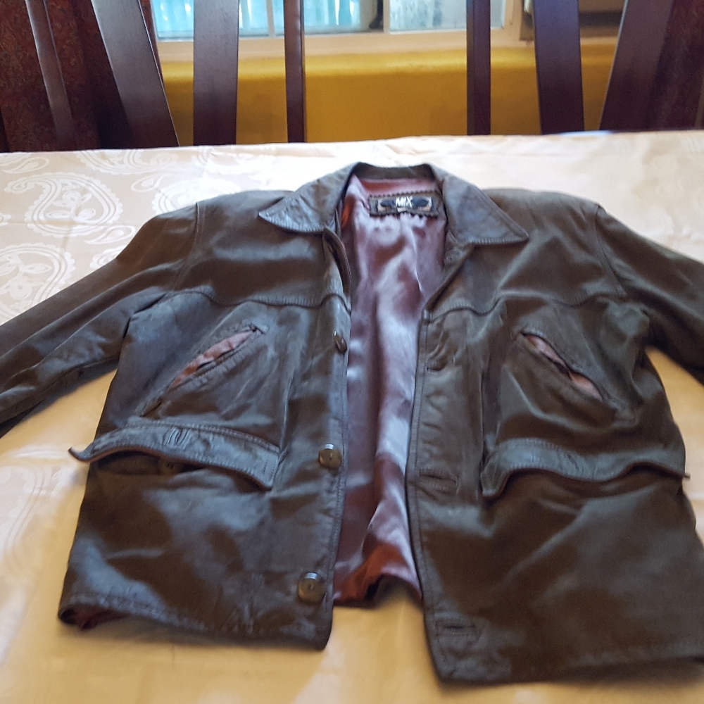 Leather jacket